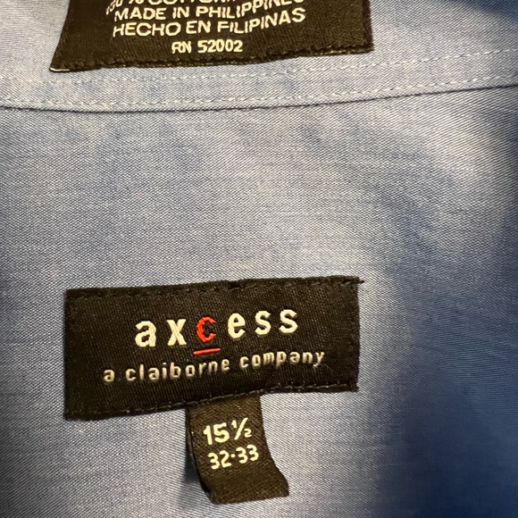 Men’s Axcess 15 and 15 1/2 dress shirts. Lot of 4 - Picture 11 of 12